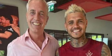 Marley entrevistó a Mauro Icardi para su programa Por el mundo.