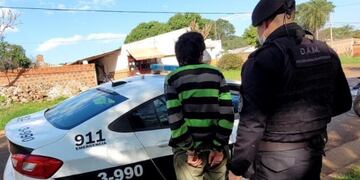 Posadas: joven detenido por el rapto de un menor de dos años en el barrio Aeroclub.