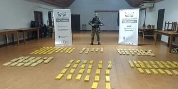 Eldorado: Gendarmería Nacional incautó marihuana.