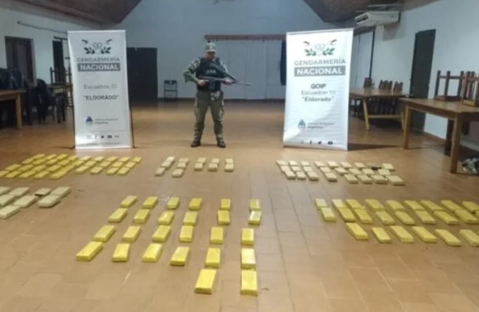 Eldorado: Gendarmería Nacional incautó marihuana