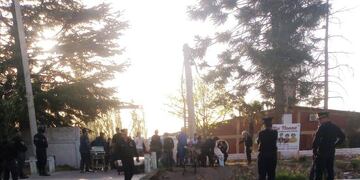 Por el fuego debieron evacuar a los 21 años ancianos alojados en el geriátrico.