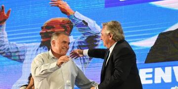 Jaldo con Alberto Fernández.