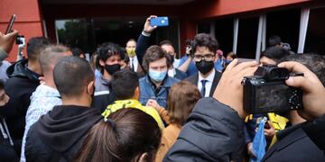 Javier Milei estuvo en un acto en Formosa, y un docente amedrentó a un joven que estuvo con él.