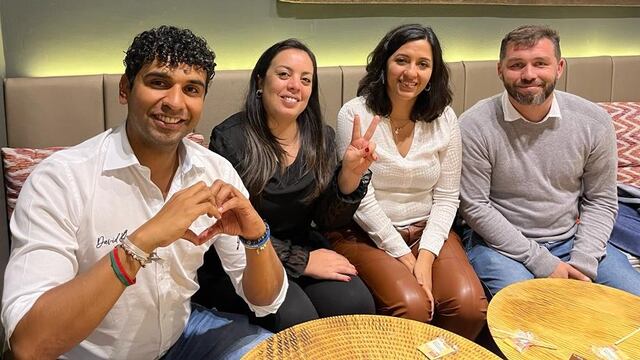 El dirigente de Pacto Histórico y representante en la Cámara Baja colombiana, David Racero, recibió a Soledad Magno, Leila Chaher  y Federico Diberto en Bogotá.