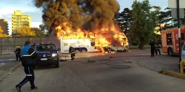 Incendio en Rosario