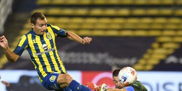 El capitán canalla fue titular en el último partido con Estudiantes de La Plata. (@carcoficial)