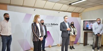 Acto por el día del trabajador en Rafaela