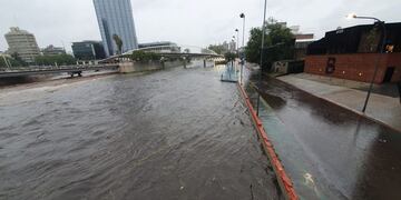 Las intensas precipitaciones en Córdoba, generaron la crecida de diferentes ríos de la provincia.