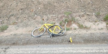 En Pocito un ciclista falleció tras se atropellado por un automovilista.