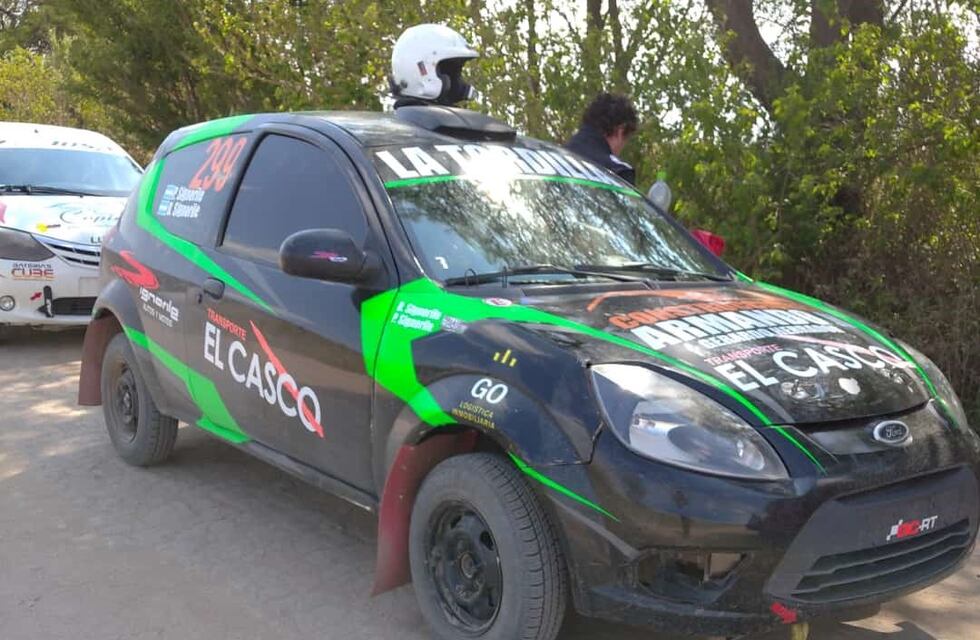 El binomio de La Tordilla Signorile-Signorile corrió en el Rally de Laguna Larga