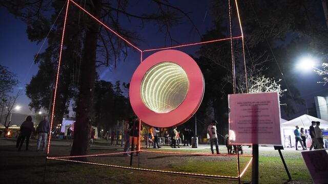 El jurado eligió como primer premio a la obra Dimensión en la luz de Yamila Marañón. Gentileza MG