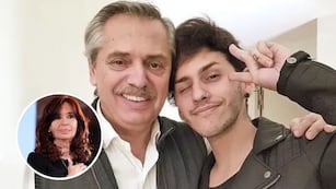 Dyhzy, el hijo de Alberto Fernández, le pasó factura a su papá y elogió a Cristina Kirchner