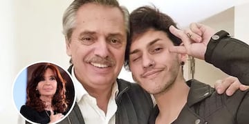 Dyhzy, el hijo de Alberto Fernández, le pasó factura a su papá y elogió a Cristina Kirchner