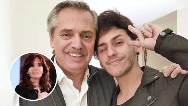 Dyhzy, el hijo de Alberto Fernández, le pasó factura a su papá y elogió a Cristina Kirchner