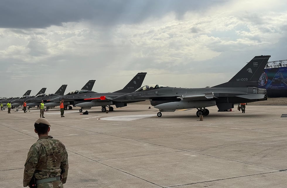 Javier Milei en la presentación de los aviones F-16 en Las Higueras: “Son los nuevos custodios”