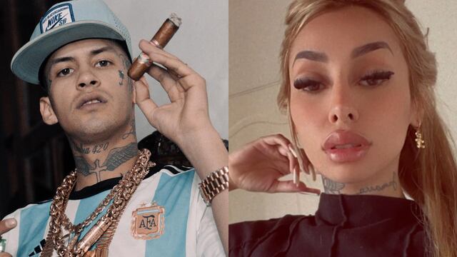 L-Gante y Tamara Báez