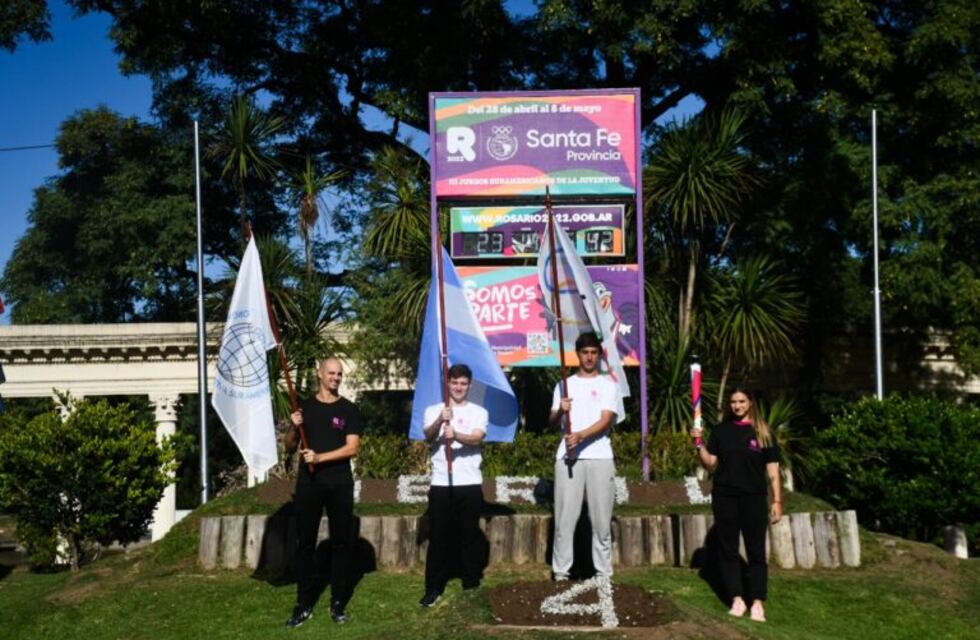 La antorcha de los III Juegos Suramericanos de la Juventud llega a Rafaela