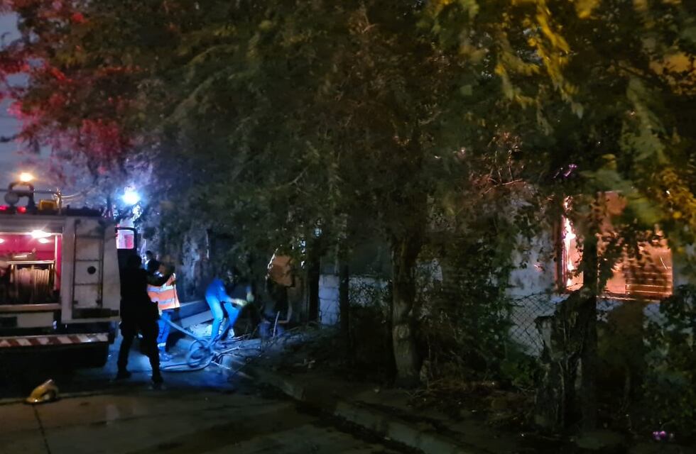 Se incendió una vivienda en Bahía Blanca