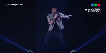 Hasta ahora, es el único cordobés que se encamina para la final de La Voz Argentina.