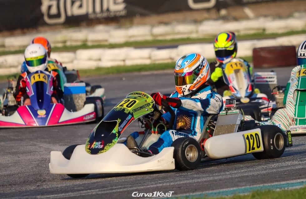 Fausto Arnaudo corrió como piloto invitado en la IAME Series en Zárate y se prepara para Inglaterra