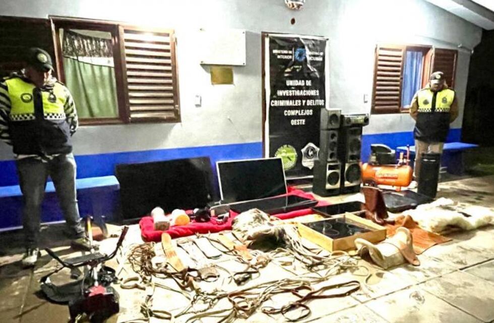 La Policía recuperó millonario botín robado en Tafí del Valle