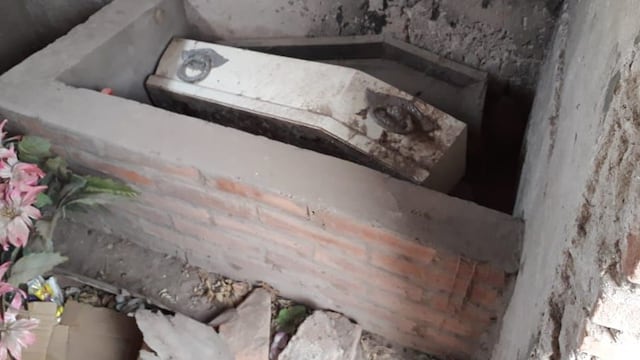 Profanaron la tumba de dos hermanitos en Salta para extraer miel de una colmena que hicieron las abejas.