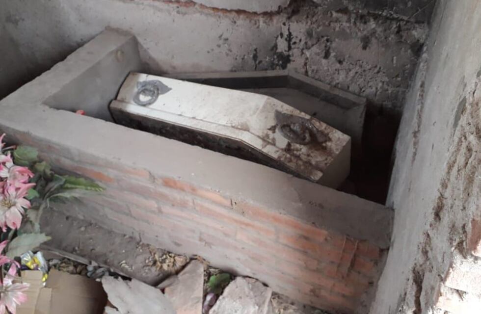 Profanaron la tumba de dos hermanitos para extraer la miel de la colmena que se formó dentro