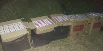 Secuestro de cigarrillos en dos procedimientos en Puerto Rico. Foto: Policía de Misiones/UR-IV