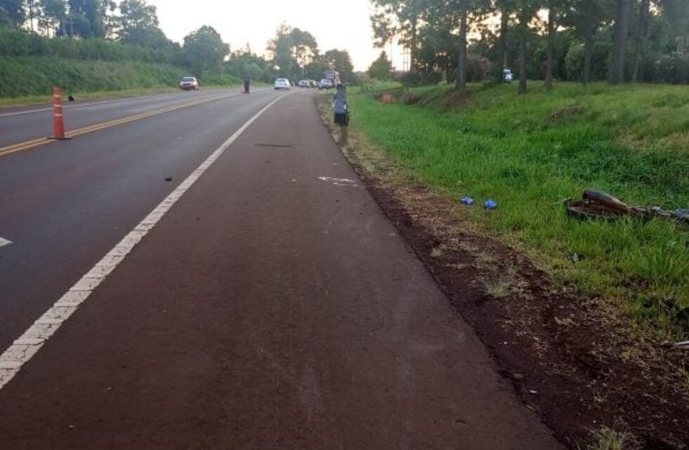 Un motociclista falleció tras chocar con un colectivo en Alem