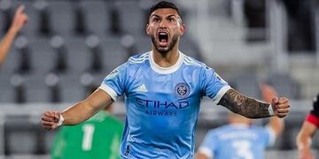 El jugador mendocino Valentín Castellanos será parte del equipo de Marcelo Gallardo, ante el acercamiento entre New York City FC y River Plate en la negociación.