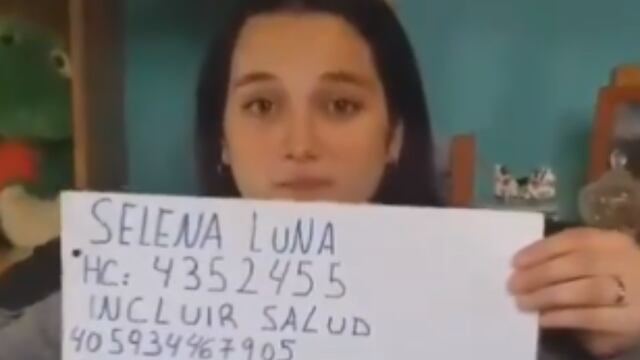 Selena Luna pidió ayuda para conseguir su medicación.