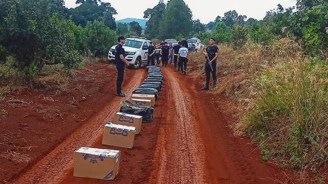 Incautan en Comandante Andresito casi 8 mil atados de cigarrillos de contrabando.