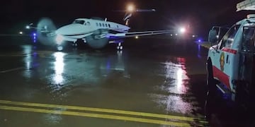 Regresan los vuelos nocturnos al Aeroclub Oberá para el traslado de órganos ablacionados.