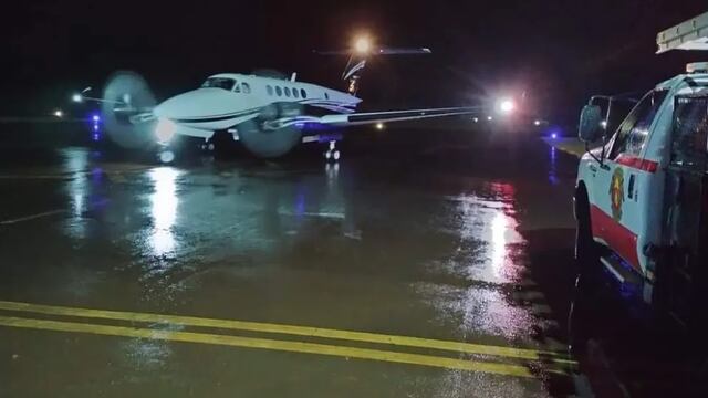 Regresan los vuelos nocturnos al Aeroclub Oberá para el traslado de órganos ablacionados.