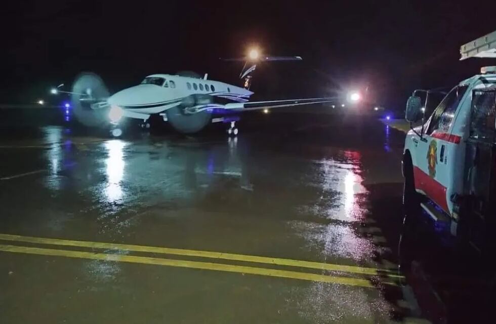 Regresan los vuelos nocturnos al Aeroclub Oberá para el traslado de órganos ablacionados