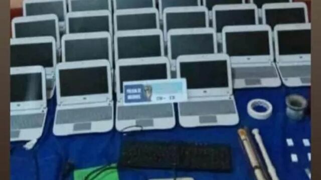 Elementos robados recuperados por la Policia de Jardín América