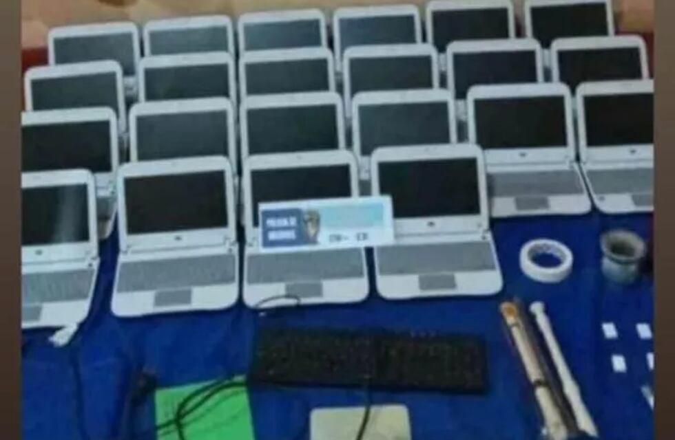 Jardín América: la Policía recuperó elementos robados de una escuela