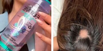 La verdad detrás del shampoo morado que se hizo viral en TikTok por "hacer caer el pelo".