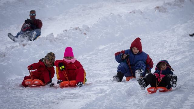 Día de la Niñez en Mendoza. ¿Los más chicos podrán disfrutar de la nieve en su día? Foto: Ignacio Blanco / Los Andes