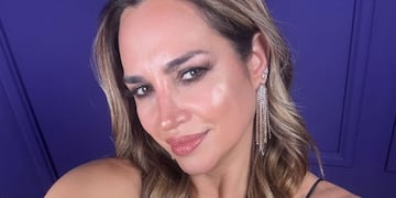 Belén Francese posó en ropa interior y casi muestra de más con un mega escote