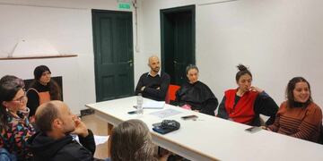 Alan Arias se reunió con Artistas Plásticos de la ciudad