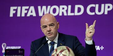 El presidente de la FIFA, Gianni Infantino. Foto: AP/Martin Meissner