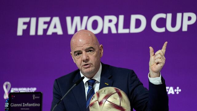 El presidente de la FIFA, Gianni Infantino. Foto: AP/Martin Meissner