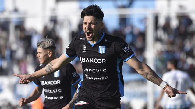 El goleador Alan Murialdo, inamovible en la formación de Racing para este martes (Ramiro Pereyra / La Voz).