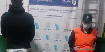 Golpeó a una mujer y fue detenido