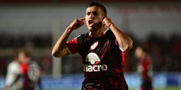 Grito de gol de Santiago Rodríguez que se repite, artillero de Instituto y del torneo (Javier Ferreyra/La Voz)