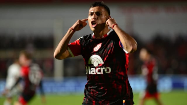 Grito de gol de Santiago Rodríguez que se repite, artillero de Instituto y del torneo (Javier Ferreyra/La Voz)