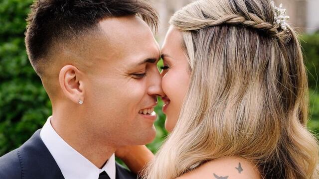 Agustina Gandolfo y Lautaro Martínez