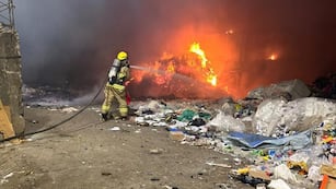Incendio en La Falda