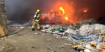 Incendio en La Falda